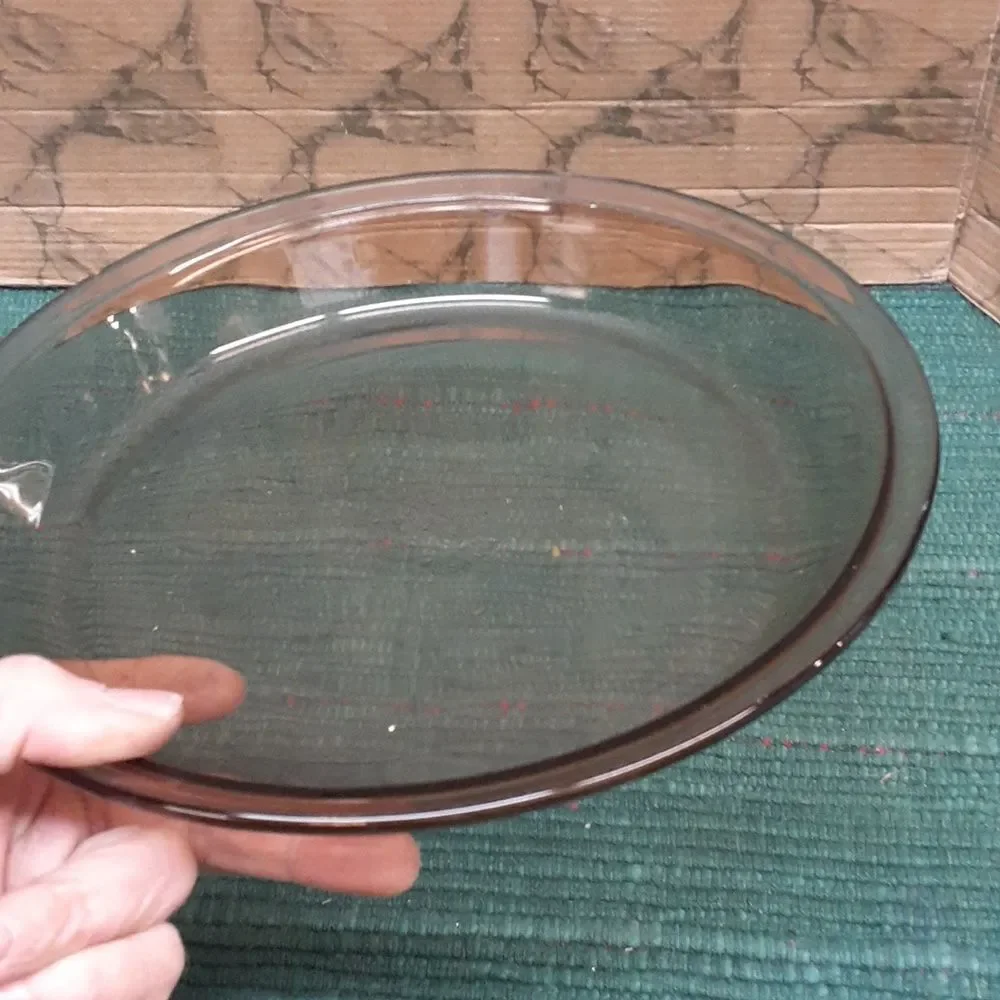 Vtg Pyrex Visions Ware Brown Amber Smoke Glass‎ 9